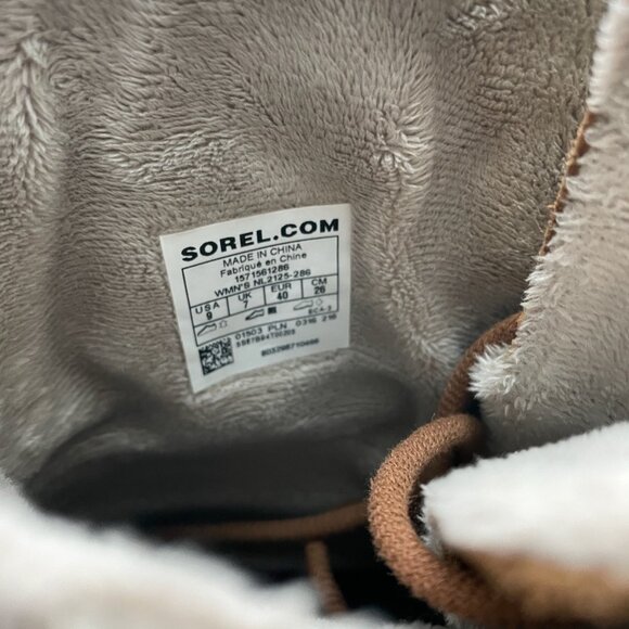 Sorel Winter Fancy Lace Womens Winter Boot 9 - Picture 6 of 6